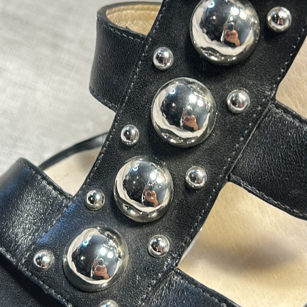 Michael Kors soft leather studded platform heels - Picture 15 of 16